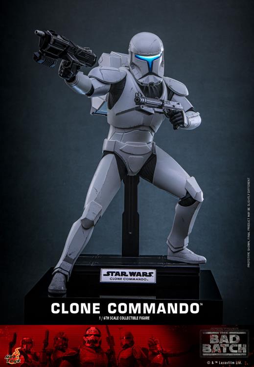 Star Wars: The Bad Batch TMS131 Clone Commando 1/6th Scale Collectible Figure Gallery Image 5