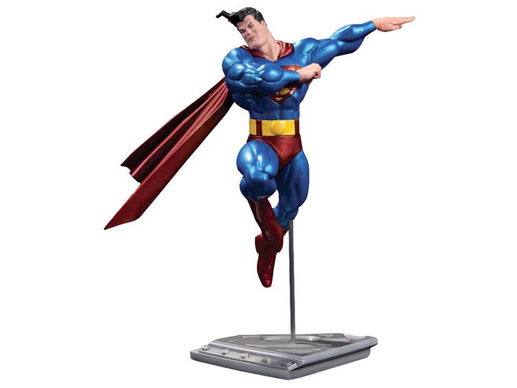 Superman 9.75" Metallic Statue from Batman: The Dark Knight Returns Gallery Image 1