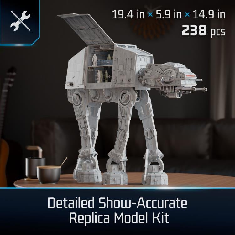 Star Wars 4D Build Imperial AT-AT Model Kit Gallery Image 4