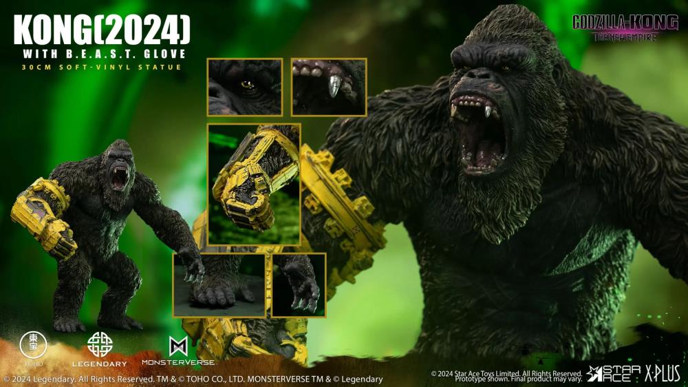 Godzilla x Kong: The New Empire Kong with B.E.A.S.T. Glove Soft
