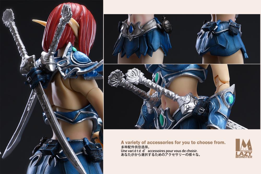 Oak Town Fairy Elf Guard (Ver.A Fair Skin) 1/12 Scale Action Figure Gallery Image 4