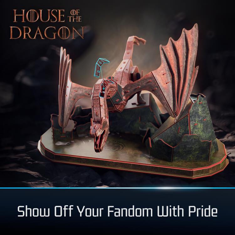 House of the Dragon 4D Build Caraxes Dragon Model Kit