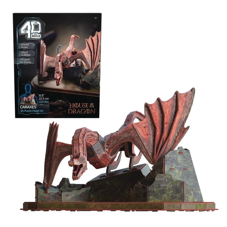 House of the Dragon 4D Build Caraxes Dragon Model Kit