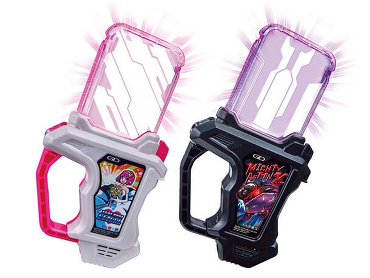 Kamen Rider Outsiders DX Tokimeki Bridal & Proto Mighty Action X Noir Gashat Set Gallery Image 1