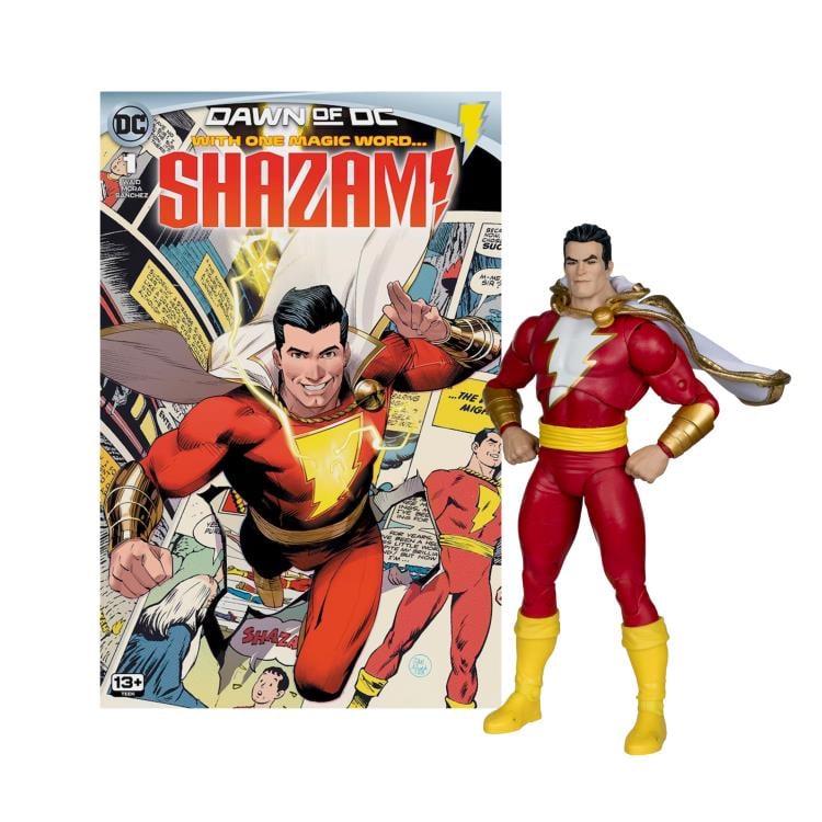 Dawn of DC DC Page Punchers Shazam 7" Action Figure with Comic Gallery Image 6