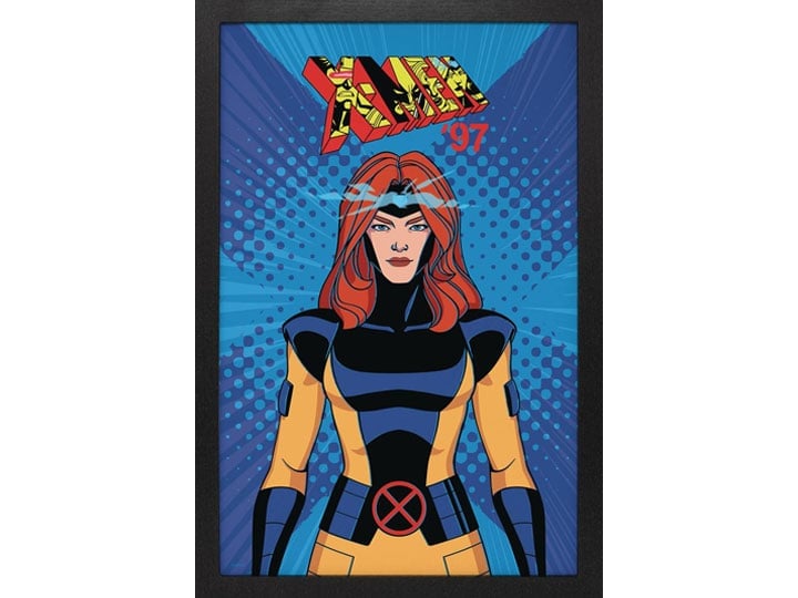 X-Men '97 Jean Grey Portrait Faux Matte Framed Art Print