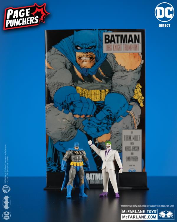 Batman: The Dark Knight Returns DC Page Punchers Batman and The Joker 3" Action Figure Two-Pack with Comic Gallery Image 8