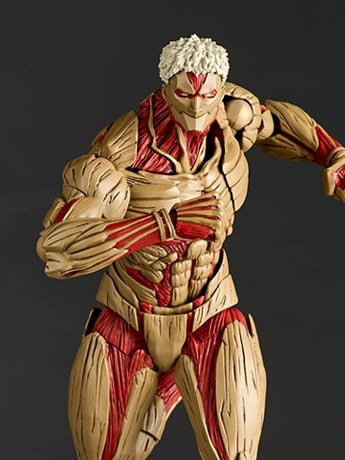 Attack on Titan Amazing Yamaguchi Revoltech NR069 Armored Titan (Reiner Braun) Action Figure Gallery Image 2