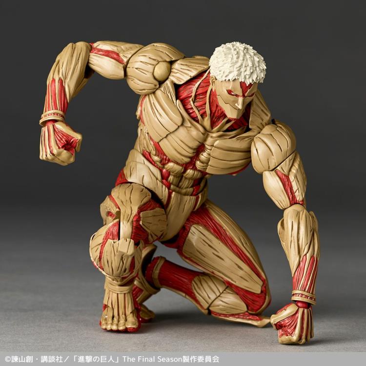 Attack on Titan Amazing Yamaguchi Revoltech NR069 Armored Titan (Reiner Braun) Action Figure Gallery Image 9