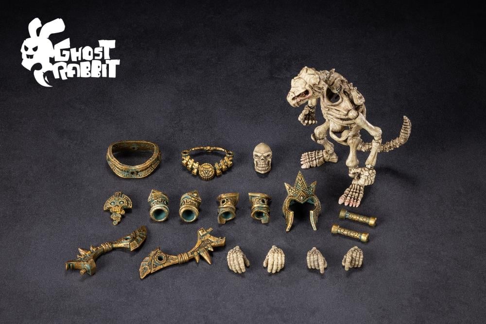 The Bone Empire Skeletal Snake Soldier Rattlesnake Scout 1/12 Scale Action Figure Gallery Image 9