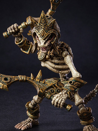 The Bone Empire Skeletal Snake Soldier Rattlesnake Scout 1/12 Scale Action Figure Gallery Image 2