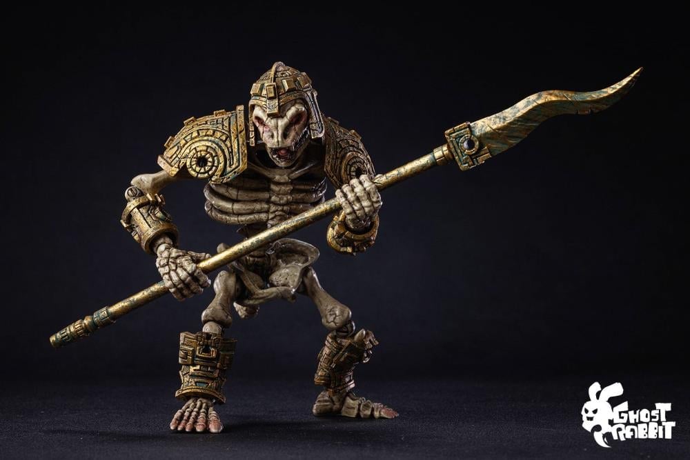 The Bone Empire Skeletal Snake Soldier Half-Snake Warrior 1/12 Scale Action Figure Gallery Image 6