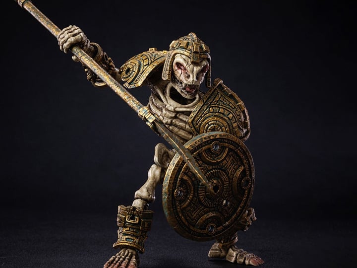 The Bone Empire Skeletal Snake Soldier Half-Snake Warrior 1/12 Scale Action Figure Gallery Image 1