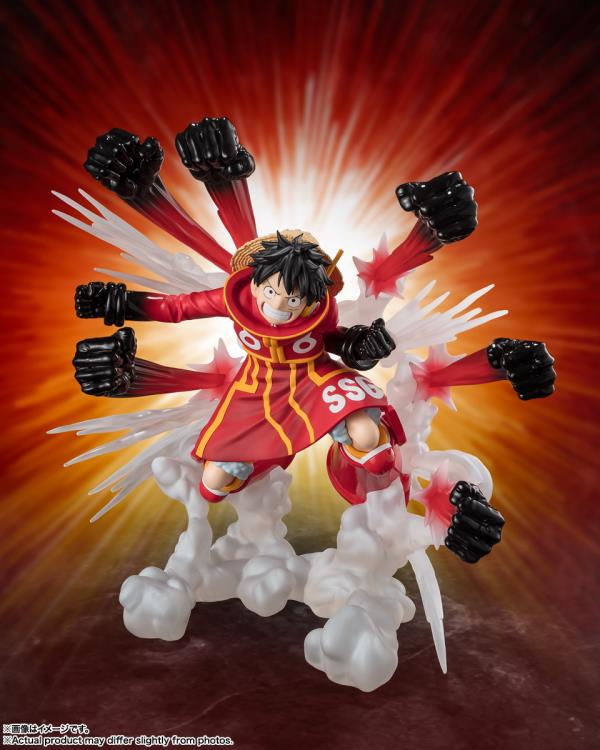 One Piece FiguartsZERO Extra Battle Monkey D. Luffy (Gum Gum Hawk Gatling) Gallery Image 3