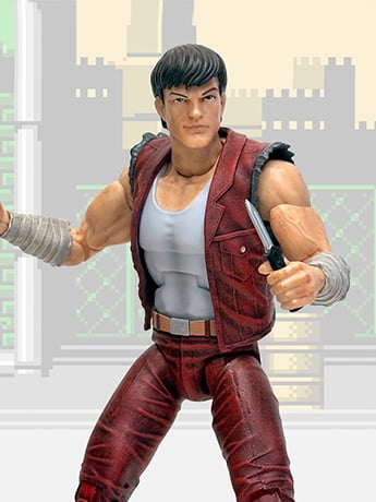 Double Dragon Jimmy Lee Deluxe Action Figure Gallery Image 2