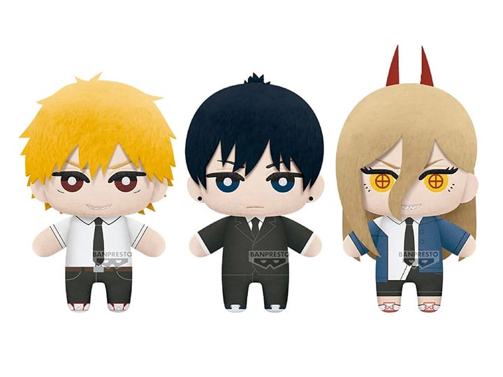 Chainsaw Man Tomonui Series 1 Set of 3 Plush Gallery Image 1