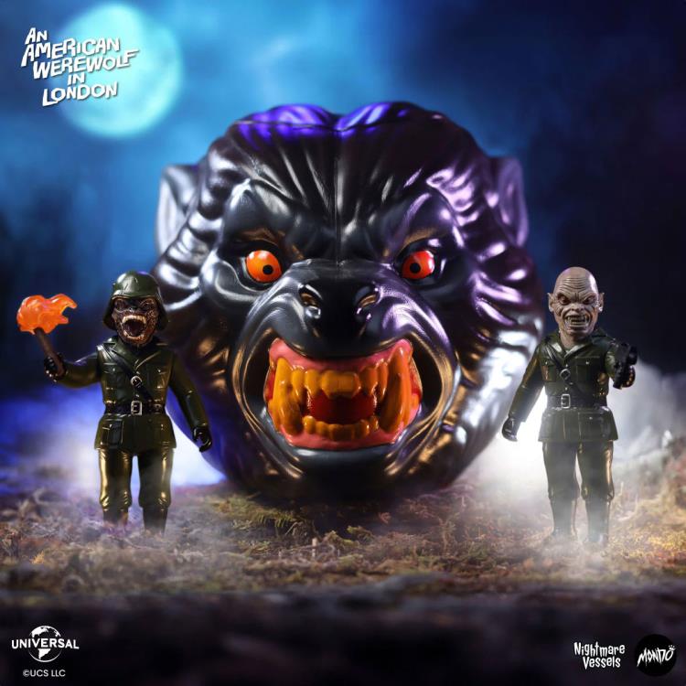 An American Werewolf in London Nightmare Vessels Demons Soft Vinyl Figure Set Gallery Image 3