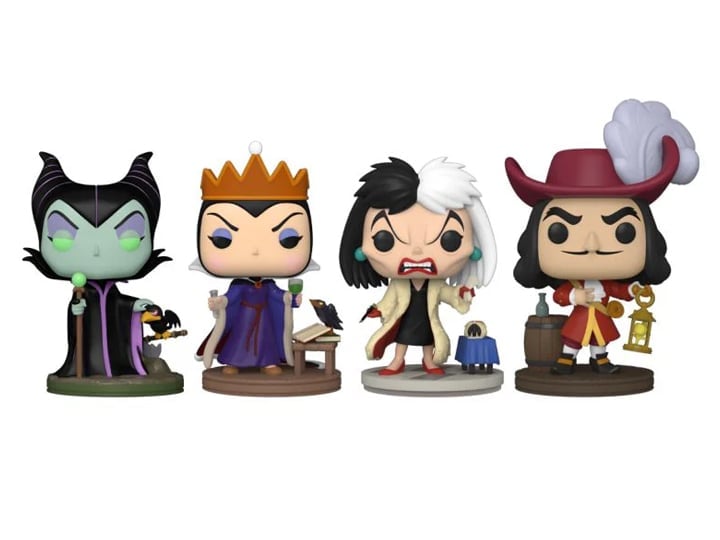Pop! Disney: Disney Villains Four-Pack Exclusive Gallery Image 1
