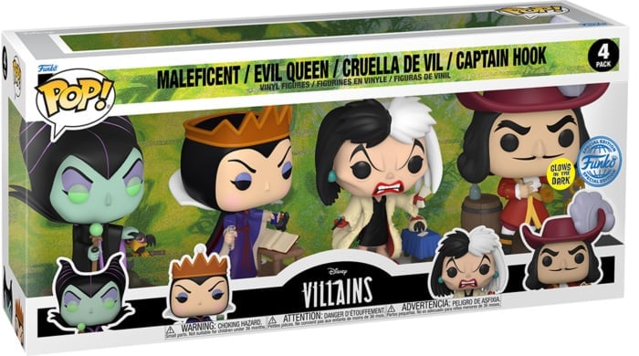 Pop! Disney: Disney Villains Four-Pack Exclusive Gallery Image 3