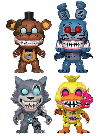 Pop! Games: Five Nights at Freddy's Twisted Ones Four-Pack Exclusive