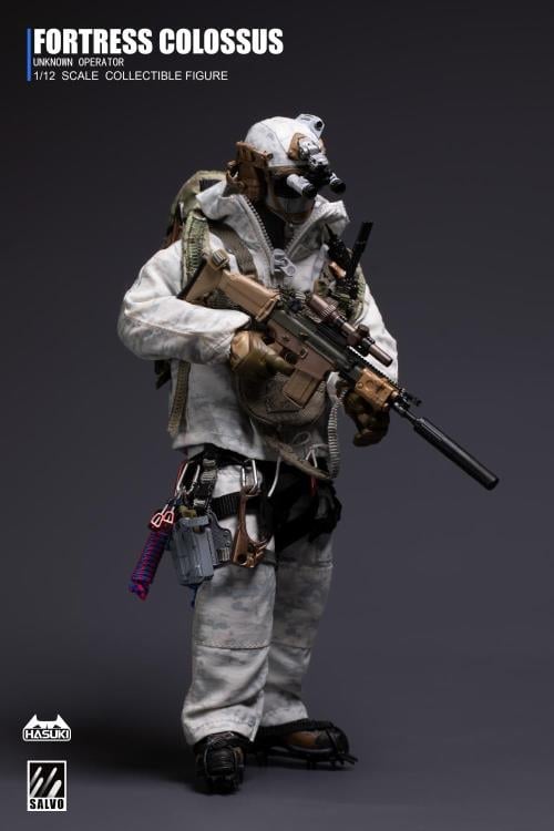 HASUKI SALVOシリーズ SA03 1/12 ミリタリー　ブラックオプス Black Ops Salvo Series SA03 Snow Mountain Ghost 1/12 Scale Action