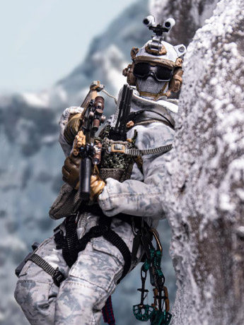 Black Ops Salvo Series SA03 Snow Mountain Ghost 1/12 Scale Action Figure Gallery Image 2