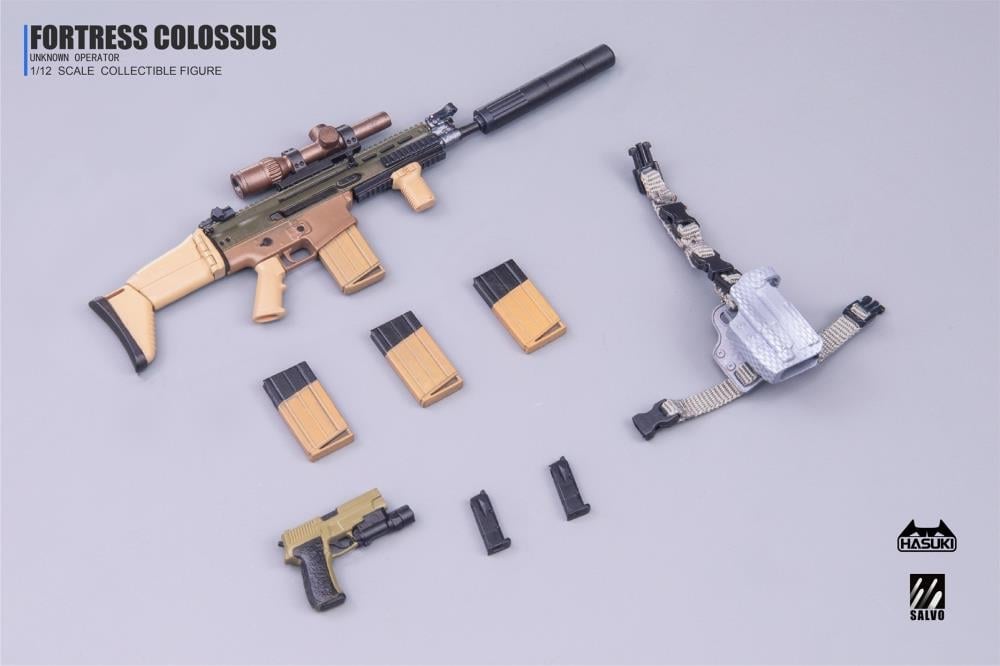 Black Ops Salvo Series SA03 Snow Mountain Ghost 1/12 Scale Action