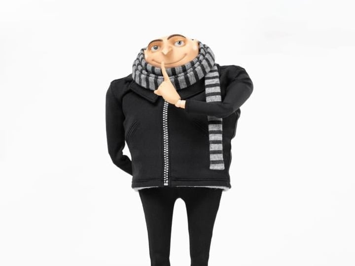 Despicable Me 4 Gru 1/8 Scale Action Figure