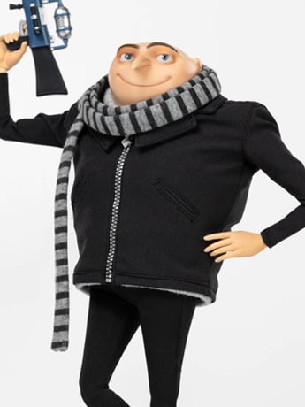 Despicable Me 4 Gru 1/8 Scale Action Figure
