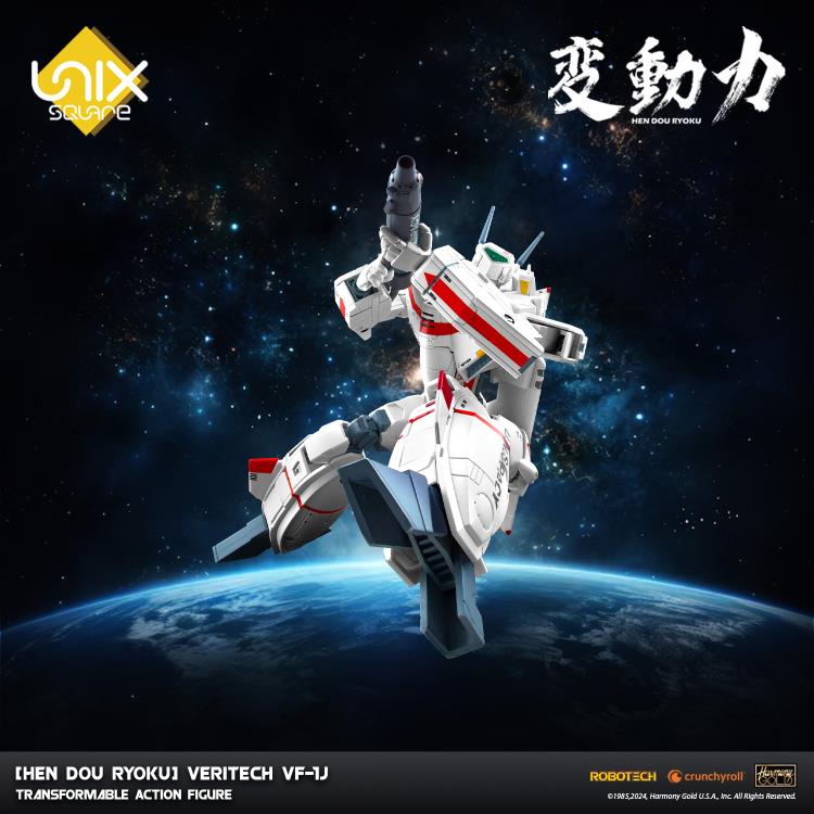 Robotech Hen Dou Ryoku Veritech VF-1J Transformable Action Figure Gallery Image 5