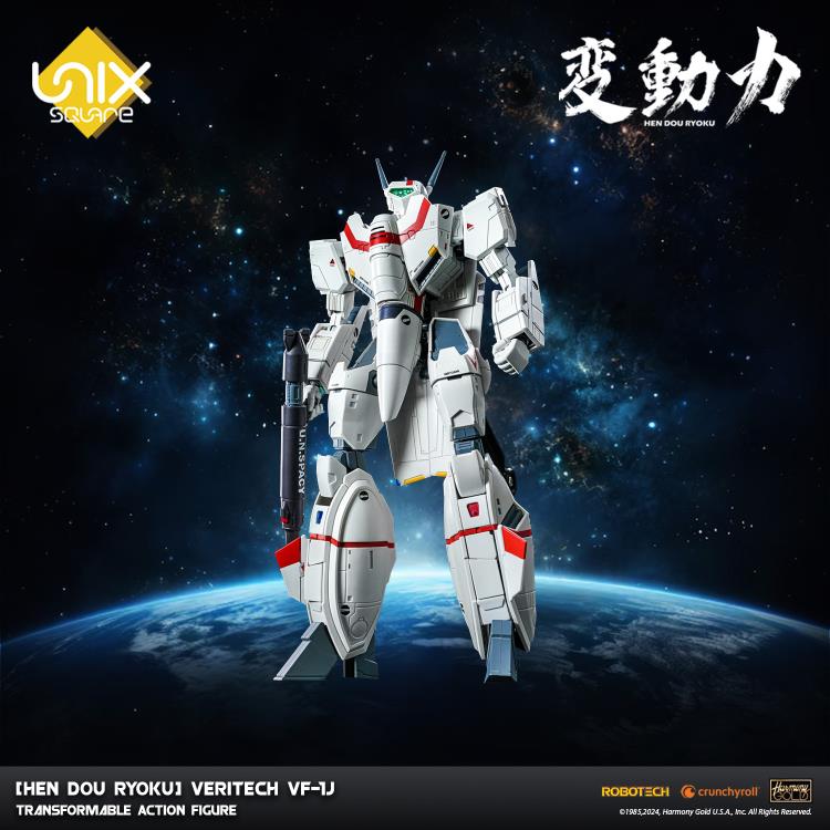 Robotech Hen Dou Ryoku Veritech VF-1J Transformable Action Figure Gallery Image 6