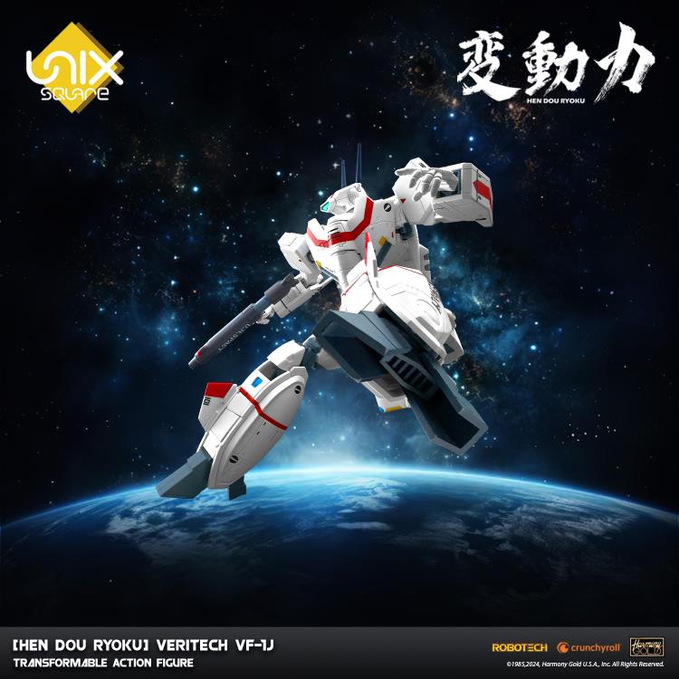 Robotech Hen Dou Ryoku Veritech VF-1J Transformable Action Figure Gallery Image 14