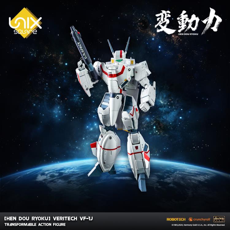 Robotech Hen Dou Ryoku Veritech VF-1J Transformable Action Figure Gallery Image 7