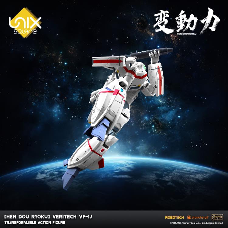 Robotech Hen Dou Ryoku Veritech VF-1J Transformable Action Figure Gallery Image 16