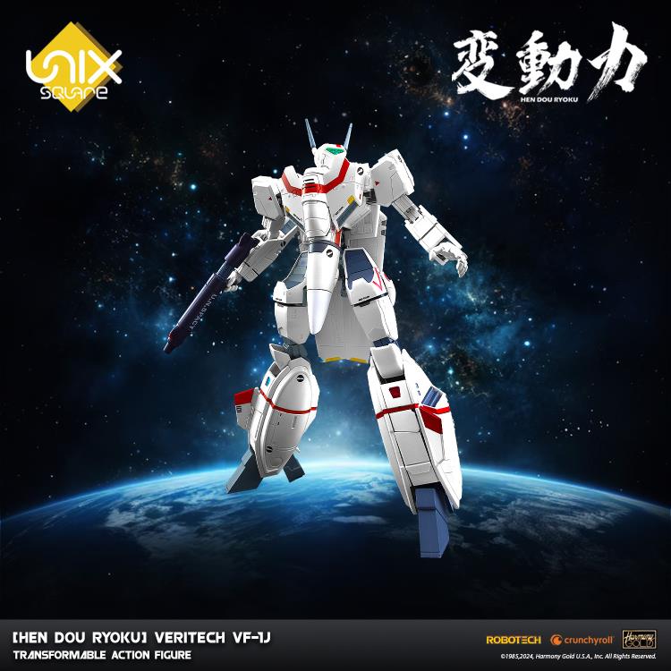 Robotech Hen Dou Ryoku Veritech VF-1J Transformable Action Figure Gallery Image 8
