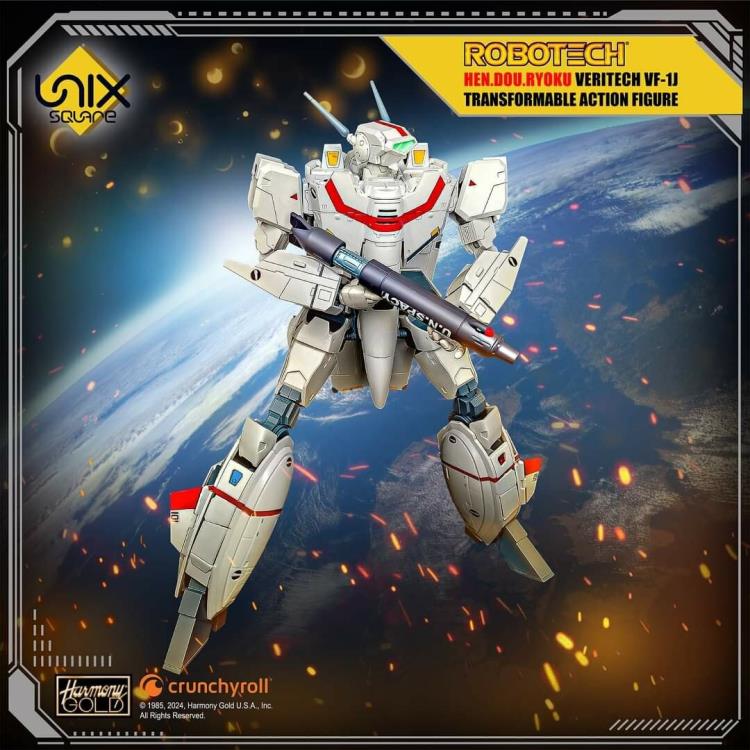 Robotech Hen Dou Ryoku Veritech VF-1J Transformable Action Figure Gallery Image 3