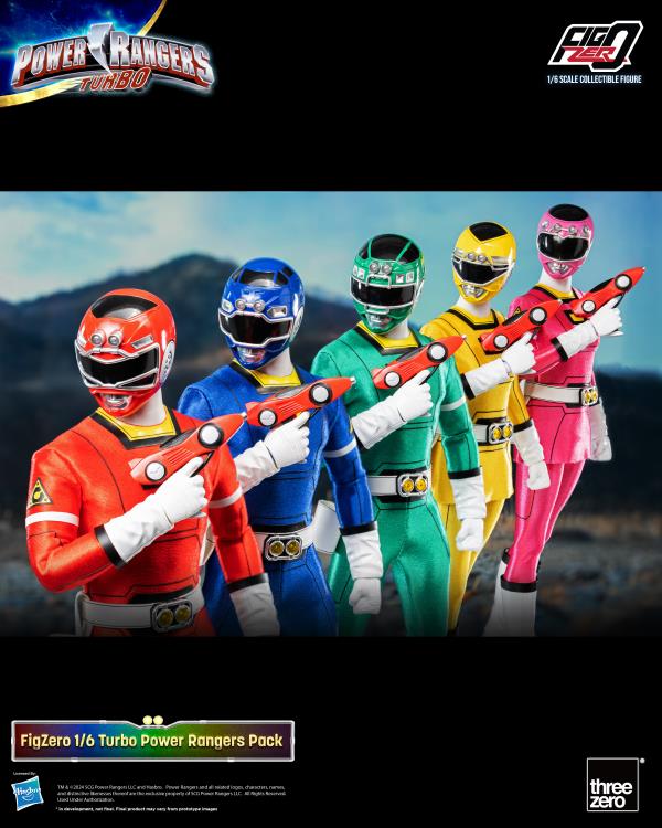 Power Rangers Turbo FigZero Turbo Rangers 1/6 Scale Figure 5-Pack Gallery Image 5