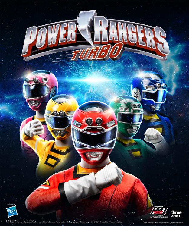 Power Rangers Turbo FigZero Turbo Rangers 1/6 Scale Figure 5-Pack Gallery Image 10