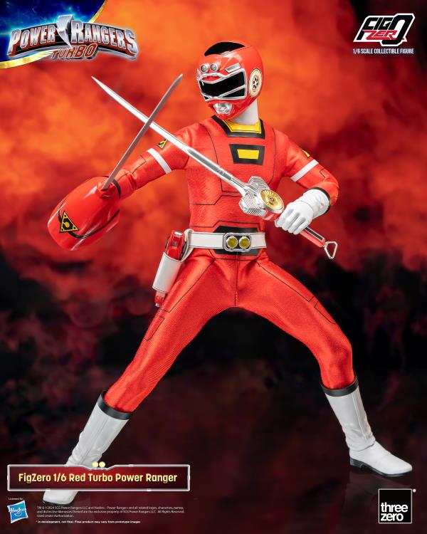 Power Rangers Turbo FigZero Red Turbo Ranger 1/6 Scale Figure Gallery Image 4