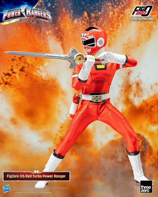 Power Rangers Turbo FigZero Red Turbo Ranger 1/6 Scale Figure Gallery Image 6