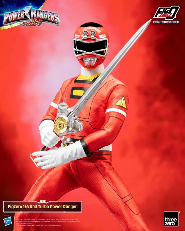 Power Rangers Turbo FigZero Red Turbo Ranger 1/6 Scale Figure Gallery Image 5
