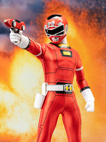 Image of Power Rangers Turbo FigZero Red Turbo Ranger 1/6 Scale Figure