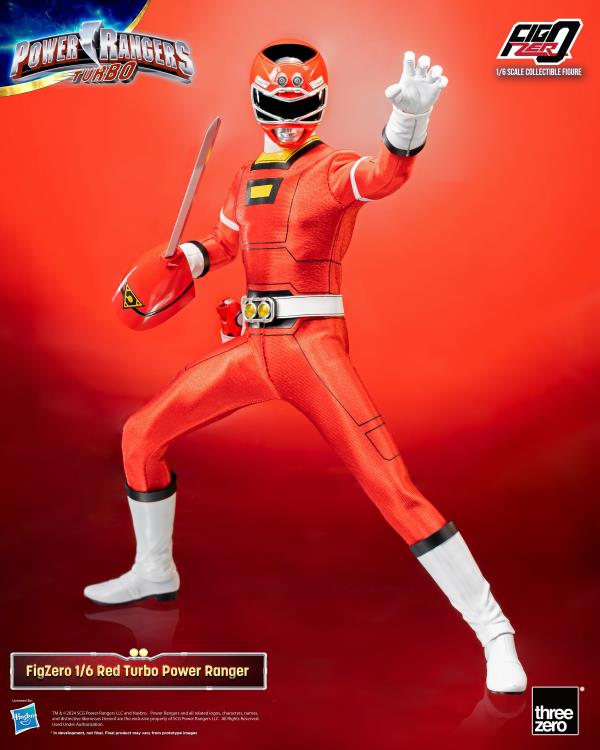 Power Rangers Turbo FigZero Red Turbo Ranger 1/6 Scale Figure Gallery Image 3