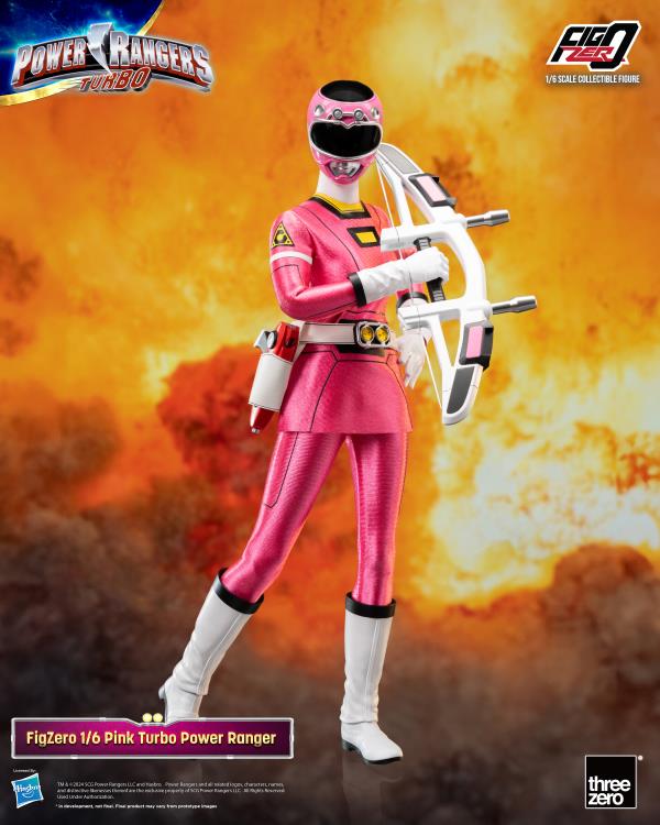 Power Rangers Turbo FigZero Pink Turbo Ranger 1/6 Scale Figure Gallery Image 5