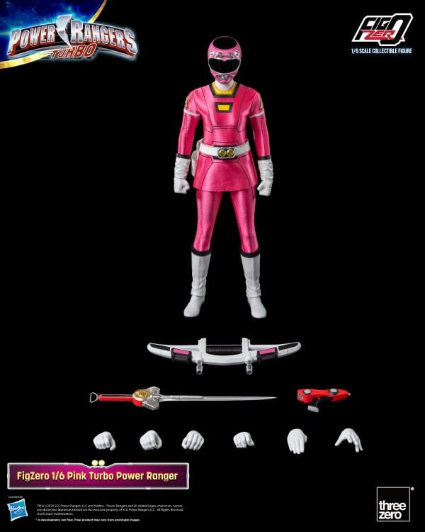 Power Rangers Turbo FigZero Pink Turbo Ranger 1/6 Scale Figure Gallery Image 10