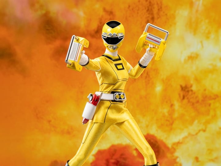Power Rangers Turbo FigZero Yellow Turbo Ranger 1/6 Scale Figure Gallery Image 1
