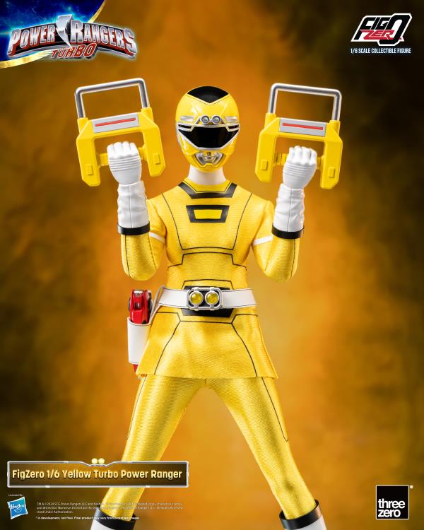 Power Rangers Turbo FigZero Yellow Turbo Ranger 1/6 Scale Figure Gallery Image 8