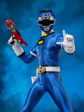 Image of Power Rangers Turbo FigZero Blue Turbo Ranger 1/6 Scale Figure