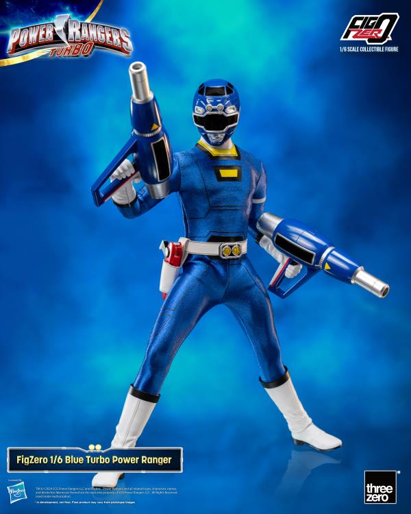 Power Rangers Turbo FigZero Blue Turbo Ranger 1/6 Scale Figure Gallery Image 3