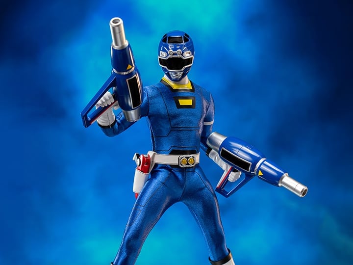 Power Rangers Turbo FigZero Blue Turbo Ranger 1/6 Scale Figure Gallery Image 1